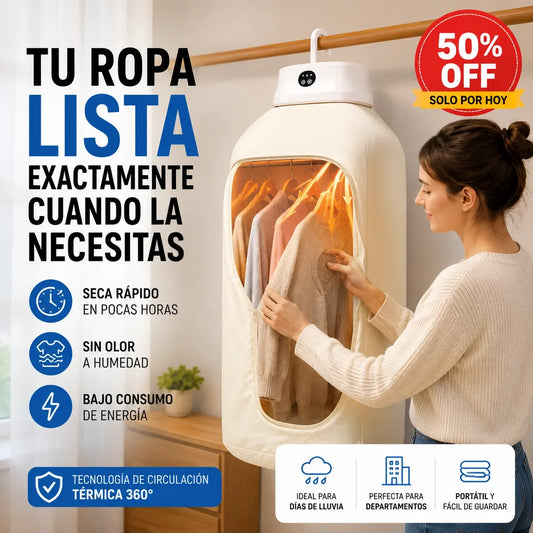 Secadora de Ropa Portátil      WarmDry Pro™