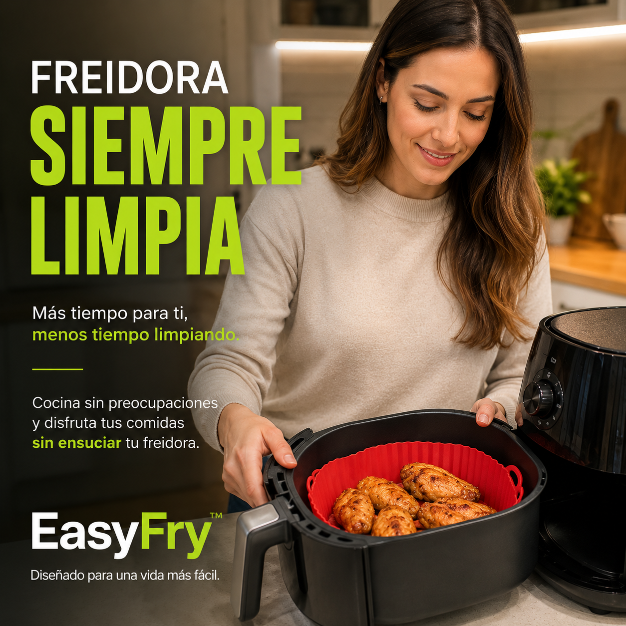 Kit de 6 Moldes de Silicona para Freidora EASYFRY™