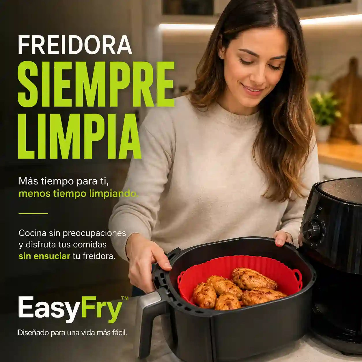 Kit de 6 Moldes de Silicona para Freidora EASYFRY™