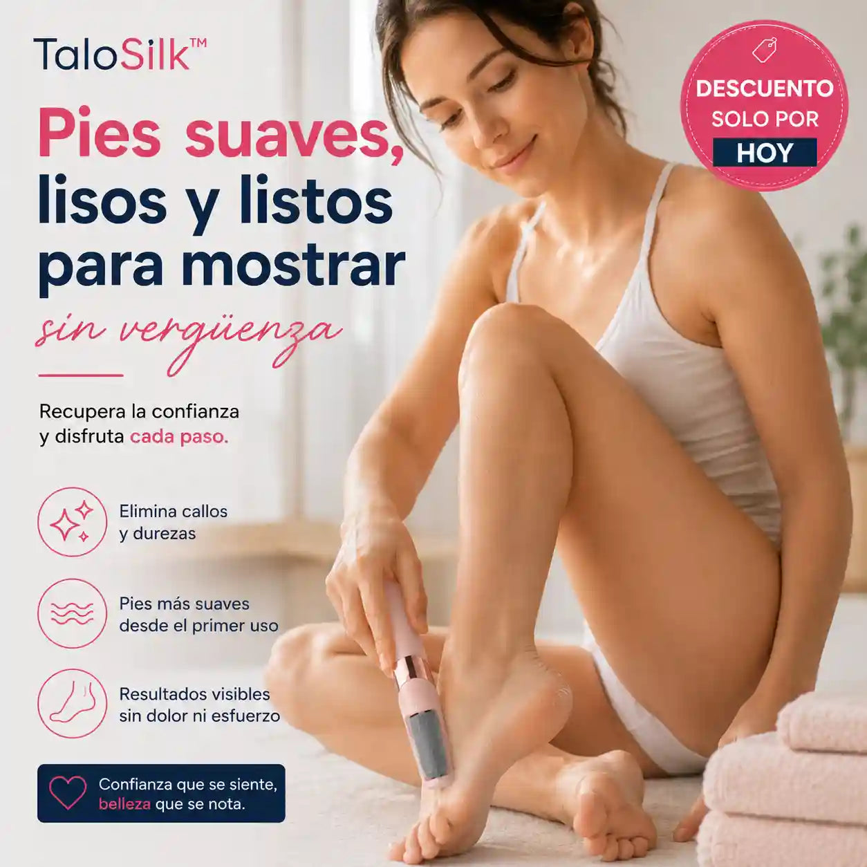 Removedor Callos Eléctrico Recargable TaloSilk™
