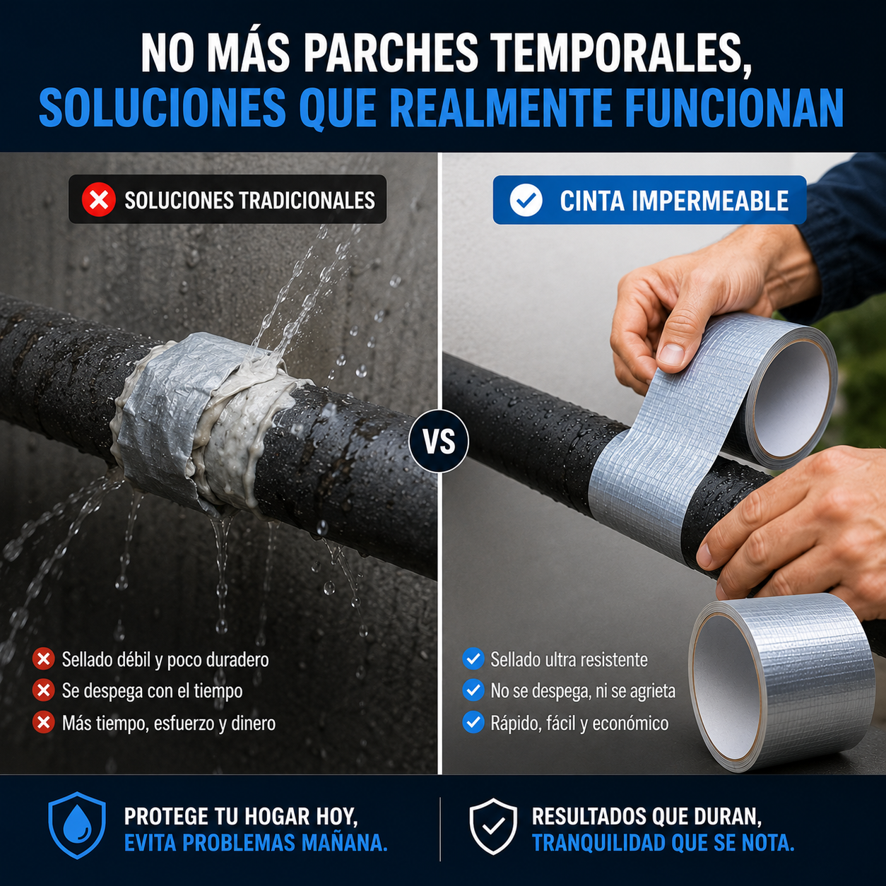 Cinta tapagoteras impermeable SellaMax™