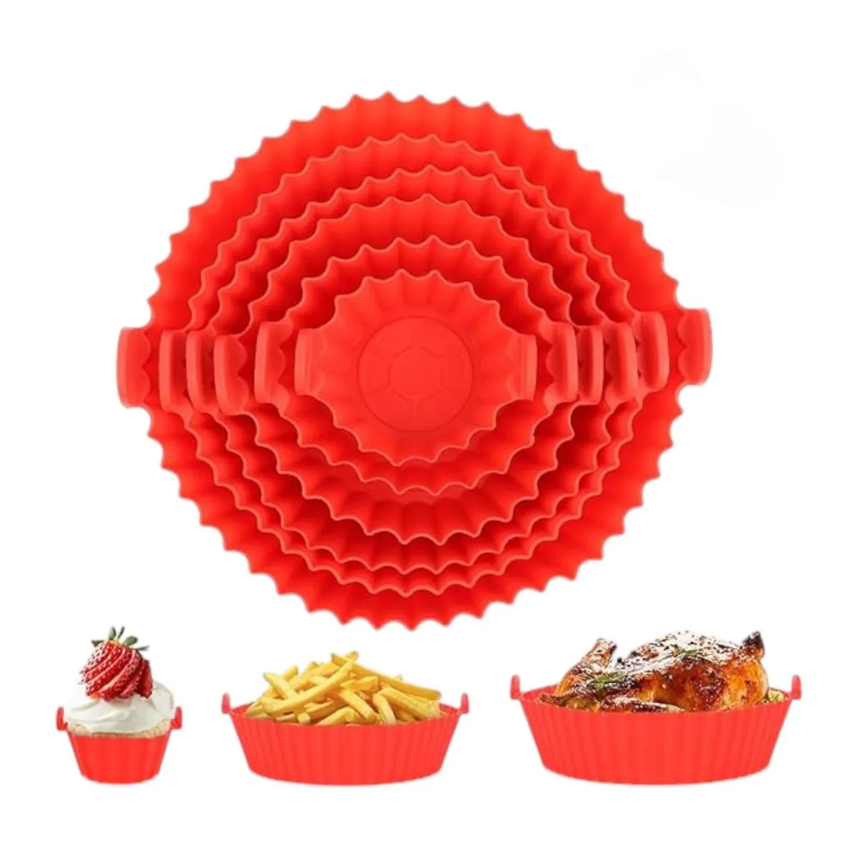 Kit de 6 Moldes de Silicona para Freidora EASYFRY™