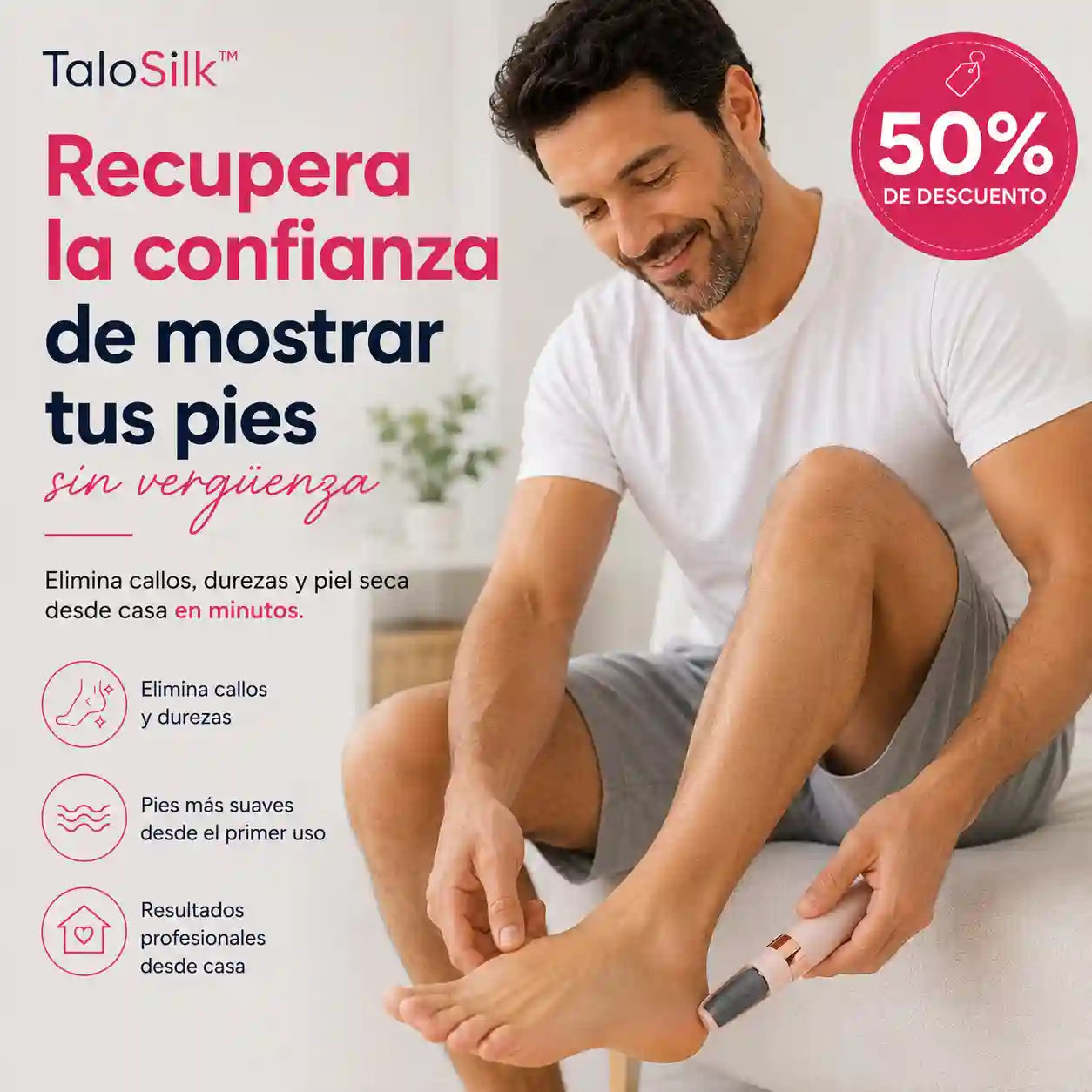 Removedor Callos Eléctrico Recargable TaloSilk™
