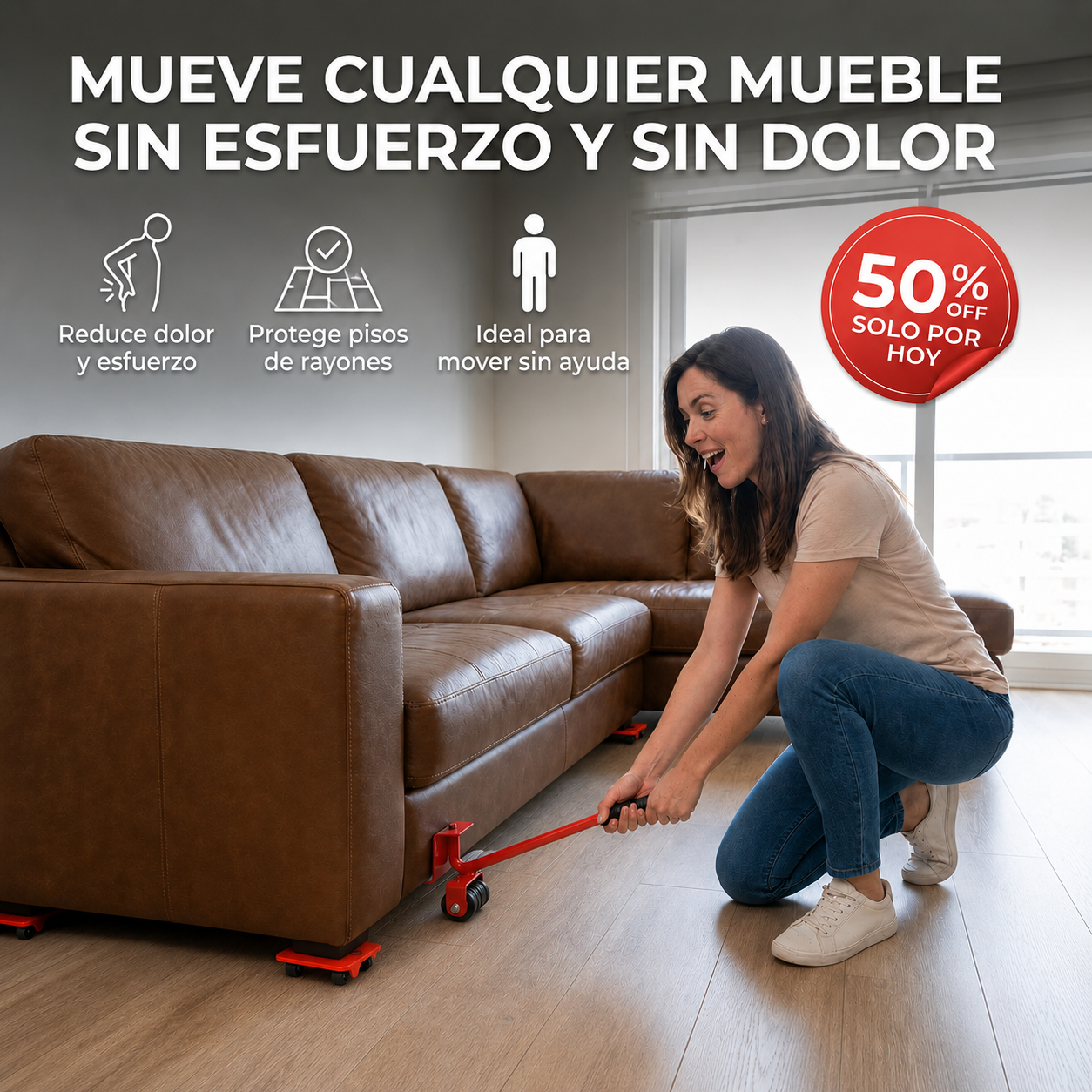 Kit levanta mueble (juego de 5 piezas)   DESLIZAPRO™
